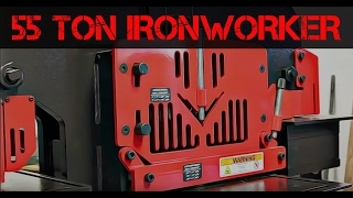 55 Ton Ironworker Capabilities [upl. by Pauletta711]