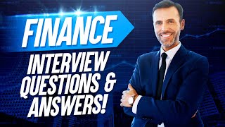 FINANCE Interview Questions amp Answers [upl. by Amie828]