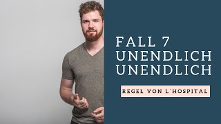 Grenzwert berechnen mit Regel von LHospital  Fall 7 Unendlich  Unendlich Beispielaufgabe [upl. by Candie]