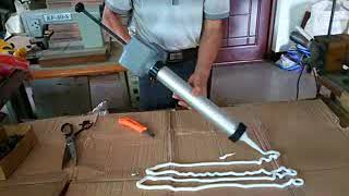 video for sausage sealant gun soft pack battery caulking gun sausage electric caulking gun from buil [upl. by Maleki338]