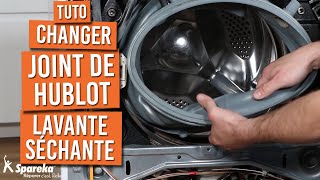 Comment changer le joint de hublot dune lavante séchante [upl. by Etteniuq]