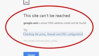 This site can’t be reached FIX Google Chrome [upl. by Tanny902]