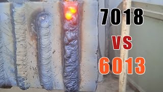 7018 vs 6013 Which electrode is easier to use for beginners [upl. by Auroora]