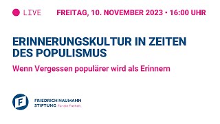 Erinnerungskultur in Zeiten des Populismus [upl. by Nirrol977]