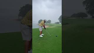 The Walker Course Hole 17 in the Pouring Rain golfhole golfskill clemson golfswing golfer [upl. by Aserehtairam]