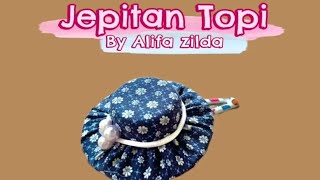 Membuat Jepit Rambut Topi [upl. by Nnairda]