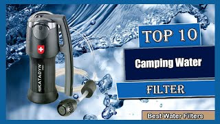 ✅ 10 Best Camping Water Filter of 2022 [upl. by Noied]