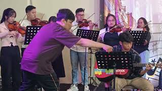 Dewa quot MENGEJAR MATAHARI quot violin by Immanuel Hero TJ 17 years oldand friends [upl. by Aisayn]