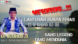 Kh Muammar ZA  Suara indah yang menggetarkan jiwa  Surah al baqarah 183186  the real legend [upl. by Raseta417]