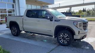 Tan 2022 GMC Sierra 1500 AT4 Review Calgary AB  Wolfe Calgary  CU455977A [upl. by Haukom788]