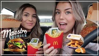 MCDONALDS MUKBANG met ISABELLE 🍟🍔  Sara Verwoerd [upl. by Tsan]