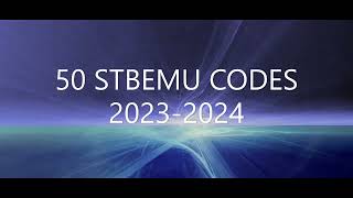 stbemu codes [upl. by Naimad]