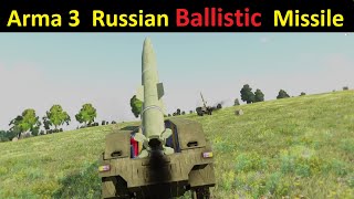 Arma 3 Russian Tactical Ballistic Missile Tochka U Arma 3 Artillery in RHS Mod Arma 3 in 2024 [upl. by Allie]