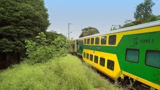 The GREEN Double Decker Train  Indian Railways [upl. by Boni282]