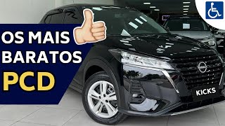 LISTA COMPLETA DOS CARROS PCD MAIS BARATOS ATUALMENTE [upl. by Benilda628]