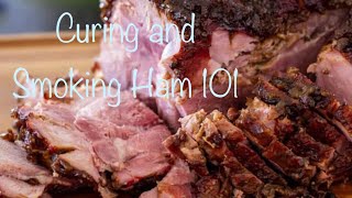 How to Cure Brine and Smoke A Ham At Home EASY  Smokehouse [upl. by Eenal]