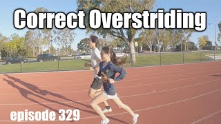 How to Correct Overstriding marathontraining marathon running [upl. by Ettennyl]