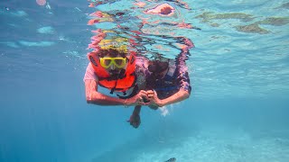 VN  The Great Snorkeling Move love partner snorkeling maldives trip [upl. by Elokcin]