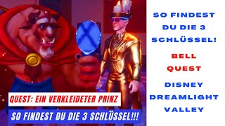 302 Dreamlight Valley Ein verkleideter Prinz Lumieres Puzzle Belle Quest 3 Schlüsselteile Lösung 🙂 [upl. by Bergerac500]