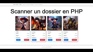 Scanner un dossier en php [upl. by Shrier]