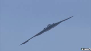 2012 Sioux Falls Air Show  B2 Spirit of Ohio Flyby [upl. by Asyar]