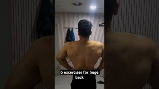 GET A HUGE BACK WITH THESE 6 EXERCISES NOW backworkout [upl. by Abbot]