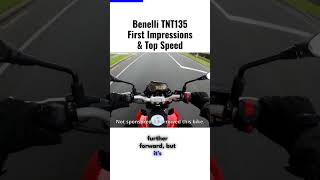 Benelli TNT135 Top Speed [upl. by Nereil]