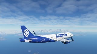 MSFS 2020  GoAir  VAAH  VABB  Airbus A320 Neo VTWGL [upl. by Dougherty]