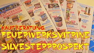 Feuerwerksvitrine  Prospekt Ladenverkauf 2017  Silvesterfeuerwerk in Berlin [upl. by Eiaj25]