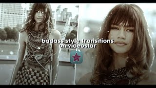 badass style transitions 2  videostar tutorial [upl. by Mirelle]