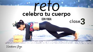 RETO CELEBRA TU CUERPO DÍA 3 Fuerza en brazos y hombros Viridiana Yoga Salud y bienestar [upl. by Morice724]