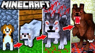 WERWOLF LEBENSZYKLUS in Minecraft  Vom HUND zum UNGEHEUER [upl. by Etnoled]