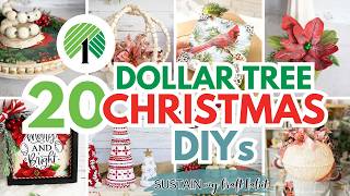 20 Adorable Dollar Tree Christmas Crafts amp DIY Ideas for 2024 Relax amp Enjoy [upl. by Beghtol]