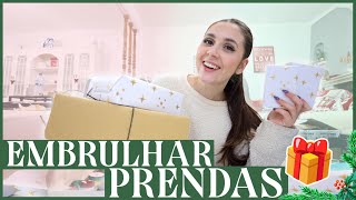 EMBRULHAR as PRENDAS de NATAL 🎁  Joana Gentil [upl. by Naujek]