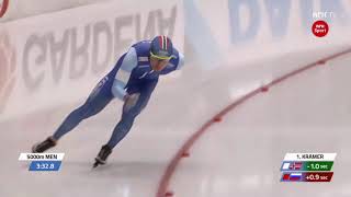 Sverre L Pedersen 8 Februar 2019 World Single Distance Championships 5000 m Norsk Rekord 60716 [upl. by Yran]