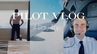 Airline Pilot Vlog  Join me on my 4 Day Trip  Pilotpatrickflies [upl. by D'Arcy]