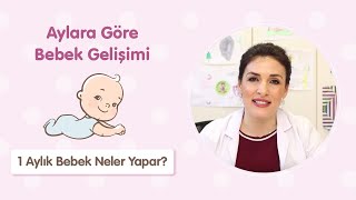 1 Aylık Bebek Gelişimi 1 Aylık Bebek Neler Yapar [upl. by Zelig]