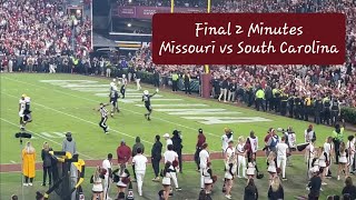 Final 2 Minutes  Missouri vs South Carolina  From My View  11162024 [upl. by Jecoa677]