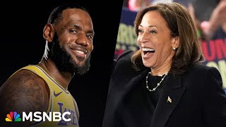 ‘What are we even talking about here’ Lebron James makes powerful endorsement of Kamala Harris [upl. by Orms]