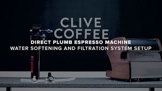 Direct Plumb Espresso Machine  Water Softening amp Filtration System Setup [upl. by Johppa]