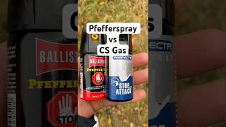 Pfefferspray vs CS Gas [upl. by Imaj890]