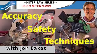 Using Miter Saws  accuracy safety and techniques [upl. by Khalil]