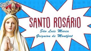 Santo Rosário 15 Dezenas  Segundo São Luís M G de Montfort [upl. by Ho]