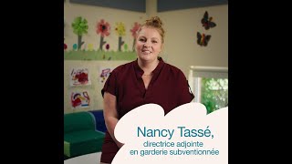 Inscrire sa garderie subventionnée au Parcours  Rencontrez Nancy Tassé [upl. by Seidnac]