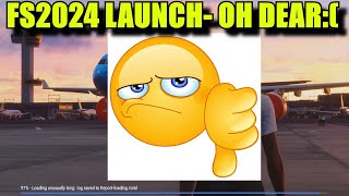 Flight Simulator 2024 Launch Impressions  Oh Dear 😬😢 [upl. by Nwahsem]