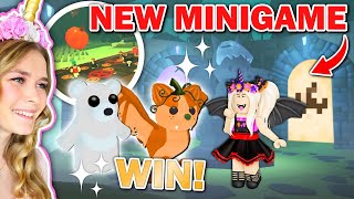 NEW MINIGAME Gives You LEGENDARY HALLOWEEN PETS In Adopt Me Roblox [upl. by Farrell]