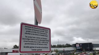 Nachts ist das Parken verboten auf dem Multimarkt Parkplatz [upl. by Chalmer71]