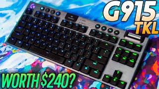 Logitech G915 TKL Review Is THIS the Wireless G Pro Keyboard [upl. by Onailil922]