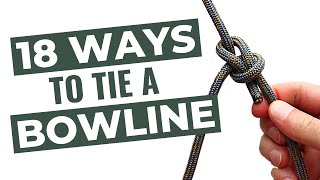 How to Tie a Bowline Knot Plus Variations [upl. by Josephine954]