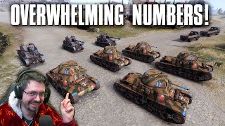 OVERWHELMING NUMBERS 4v4  Company of Heroes 3 [upl. by Dionne12]